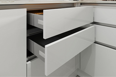 GOLA Профиль U для нижней базы, Черный крац. (brush), L=4100